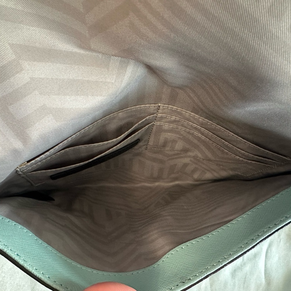 Rebecca Minkoff Envelope Clutch - Teal - Picture 5 of 5